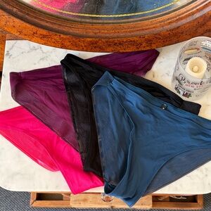 Tela Never Worn NWOT Women's Panties Set - Black, Purple, Blue, Pink
